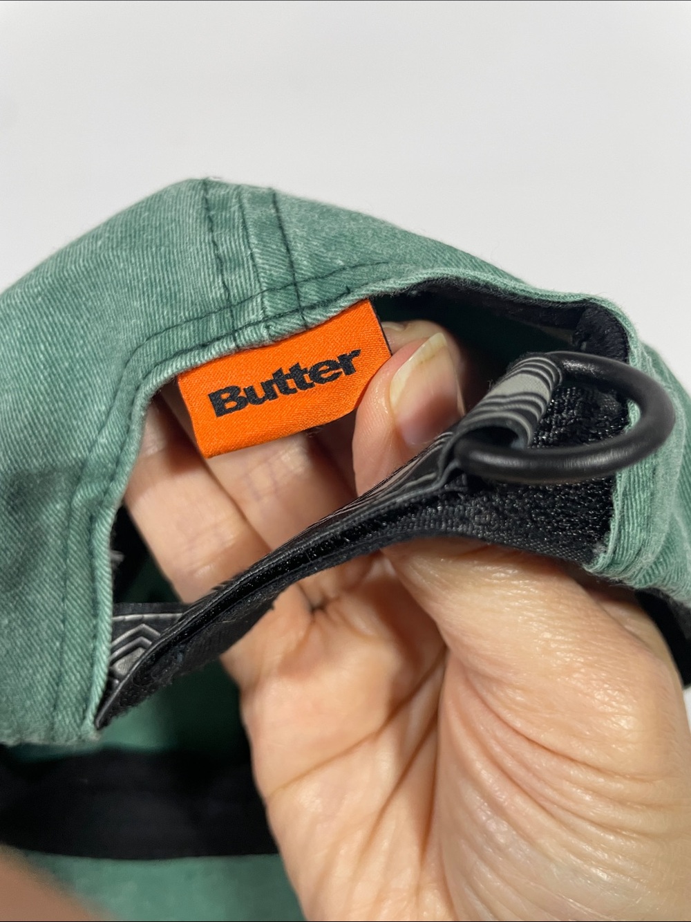 Butter Green Washed Baseball Cap - Picture 2 of 5